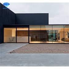 Slim glass partition design