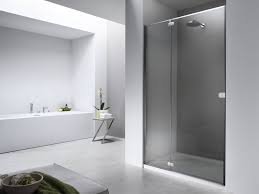 Bathroom shower glass enclosure