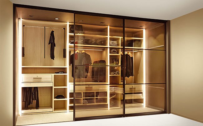 Wardrobe glass and mirror design