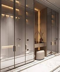 Wardrobe glass and mirror design