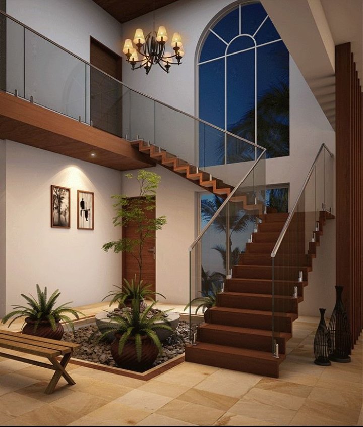 Stainless steel glass railing installation